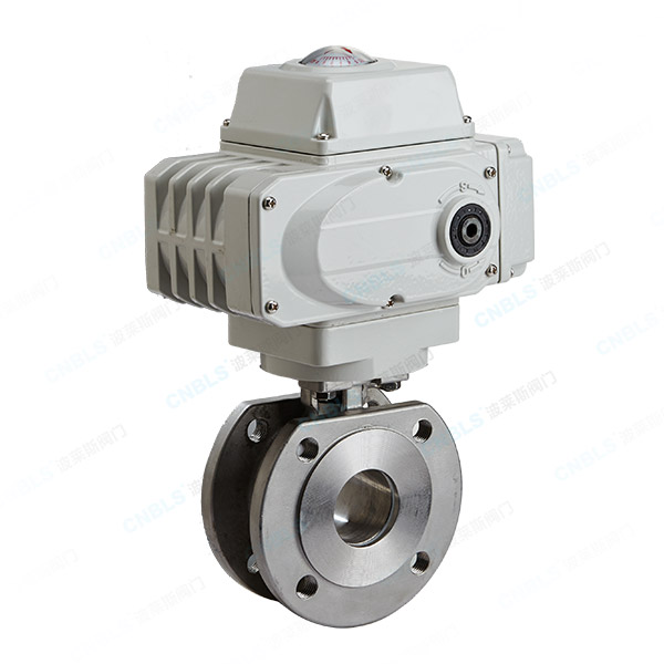 Electric thin ball valve